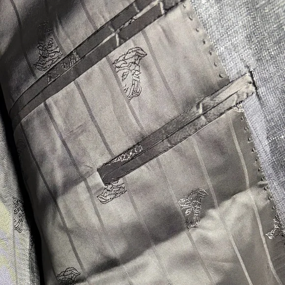 Versace Collection Linen Wool Blazer Sz 54 US 44 Gianni Versace NWT Old Money - Picture 8 of 16
